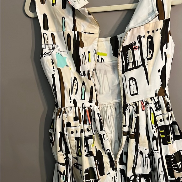 Kate Spade Havana Abstract Print Midi Dress - Picture 7 of 7